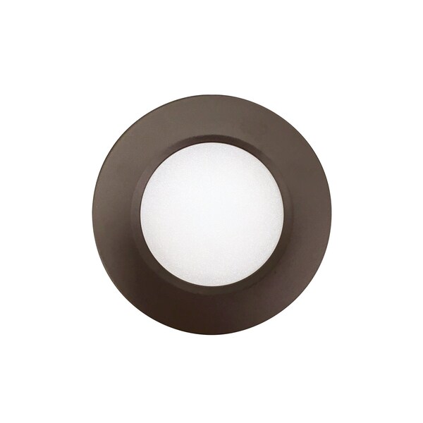 12V Josh LED Puck Light, 300lm/3500K, Bronze Finish, NMP-LED35BZ